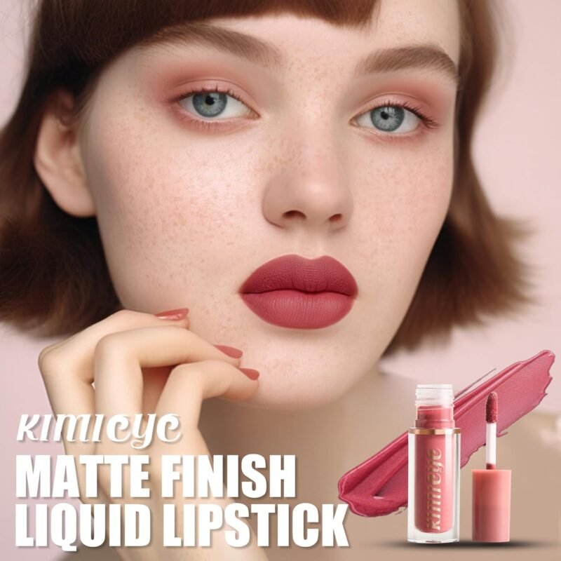 12Pcs Velvet Matte Liquid Lipstick Set, Waterproof Long Lasting Quick-drying Non-Stick Cup Nude Lip Stain Kit, Up to 24H Wear, Professional Lip Makeup Gift Kit for Women (SET A) - Image 2