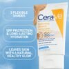 CeraVe Hydrating Mineral Sunscreen SPF 30 with Sheer Tint, Tinted Mineral Sunscreen with Zinc Oxide & Titanium Dioxide, Blends Seamlessly For Healthy Glow, Medium, 1.7 Fluid Ounce - Image 6