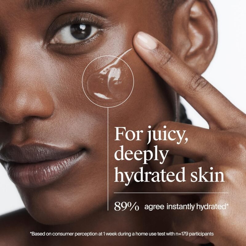 Neutrogena Hydro Boost Water Gel with Signature Fragrance, Hyaluronic Acid Face Moisturizer for Normal to Oily Skin, Delivers Hydration for Refreshed, Dewy Skin, 1.7 fl. oz - Image 3