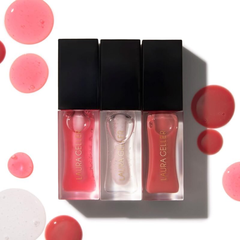 LAURA GELLER NEW YORK Fine Shine Glossy Lip Oil, Sweet Pink - Hydrating Squalane - Sheer Pink Lip Gloss - Image 8