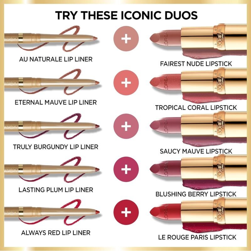 L’Oréal Paris Colour Riche Original Creamy, Hydrating Satin Lipstick with Argan Oil and Vitamin E, Blushing Berry , 1 Count - Image 6
