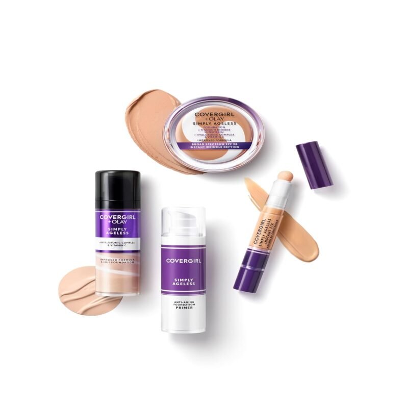 COVERGIRL+Olay Simply Ageless 3-in-1 Liquid Foundation Classic Ivory, 1 Ounce (packaging may vary) - Image 9