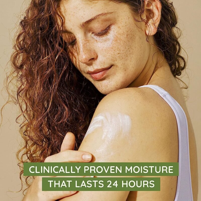 Aveeno Daily Moisturizing Body Lotion, Body Lotion for Dry Skin with Prebiotic Oat, Paraben Free, Fragrance Free, Non-Greasy, Non-Comedogenic Moisturizer, 18 FL OZ - Image 3