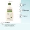 Aveeno Daily Moisturizing Body Lotion, Body Lotion for Dry Skin with Prebiotic Oat, Paraben Free, Fragrance Free, Non-Greasy, Non-Comedogenic Moisturizer, 18 FL OZ - Image 10