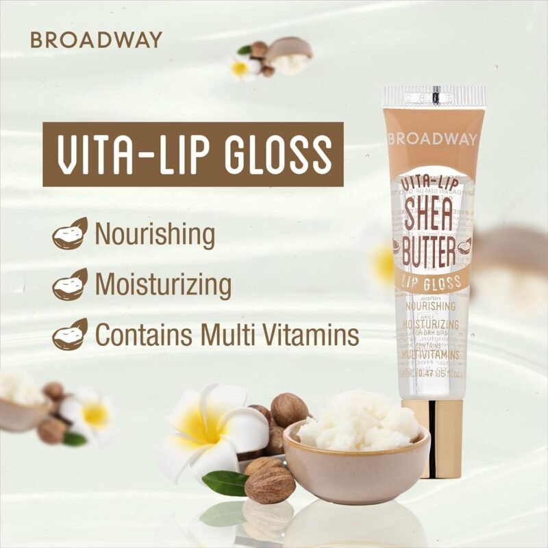 Ruby Kisses Broadway Vita-Lip Clear Lip Gloss (8 Pack), Ultra-Hydrating & Soothing Formula with Vitamins, High-Shine Non-Sticky Finish Lip Balm with Mint, Rosehip, Coconut, Mango, Argan, Honey, Shea - Image 3