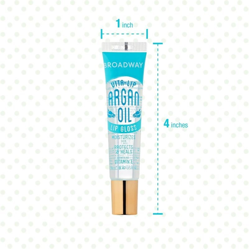 Ruby Kisses Broadway Vita-Lip Clear Lip Gloss (8 Pack), Ultra-Hydrating & Soothing Formula with Vitamins, High-Shine Non-Sticky Finish Lip Balm with Mint, Rosehip, Coconut, Mango, Argan, Honey, Shea - Image 9