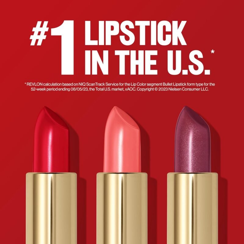 Revlon Super Lustrous Lipstick, Creamy Formula For Soft, Fuller-Looking Lips, Moisturized Feel, 415 Pink In The Afternoon, 0.15 oz - Image 5