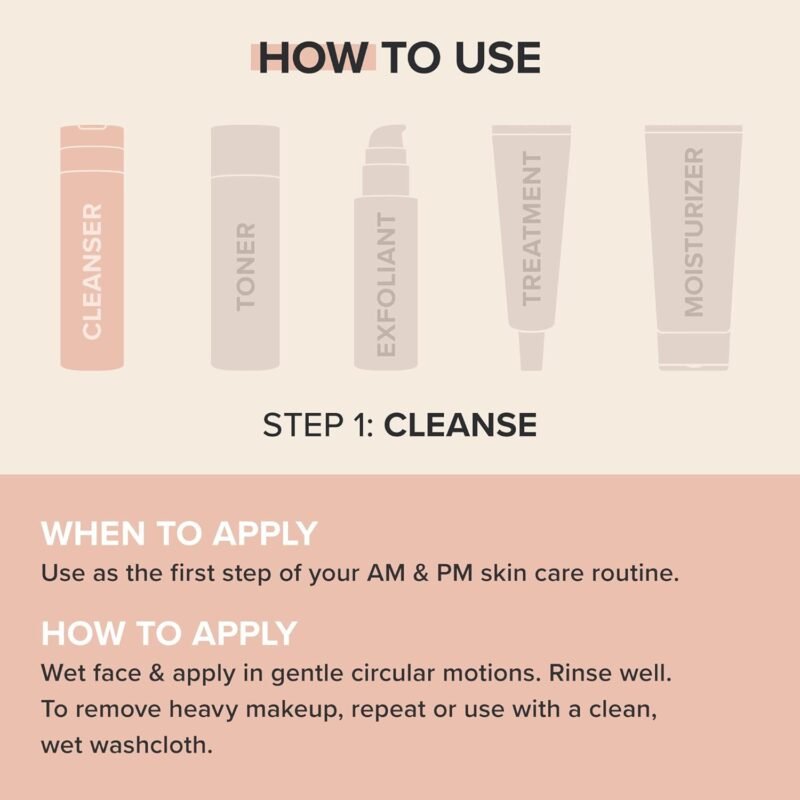 Paula's Choice CLEAR Pore Normalizing Cleanser, Salicylic Acid Acne Face Wash for Large Pores, Redness & Blackheads - Image 5