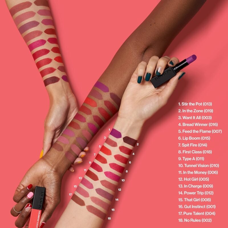 REVLON Lipstick, ColorStay Suede Ink, Built-in Primer, Infused with Vitamin E, Waterproof, Smudge-proof, Matte Color, 006 In The Money, 0.09 oz. - Image 7