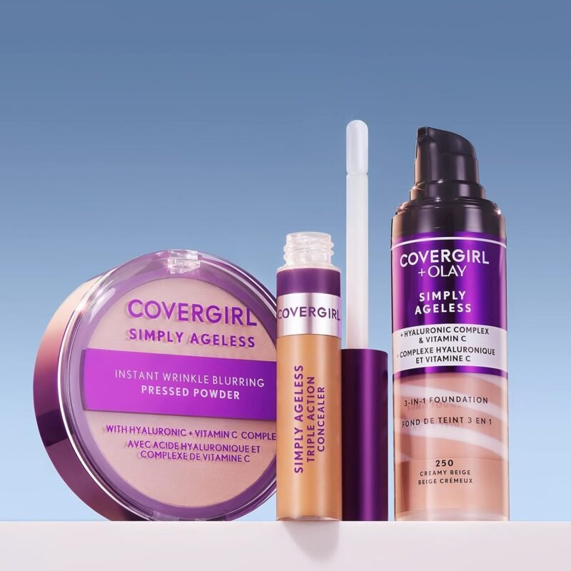COVERGIRL+Olay Simply Ageless 3-in-1 Liquid Foundation Classic Ivory, 1 Ounce (packaging may vary) - Image 2