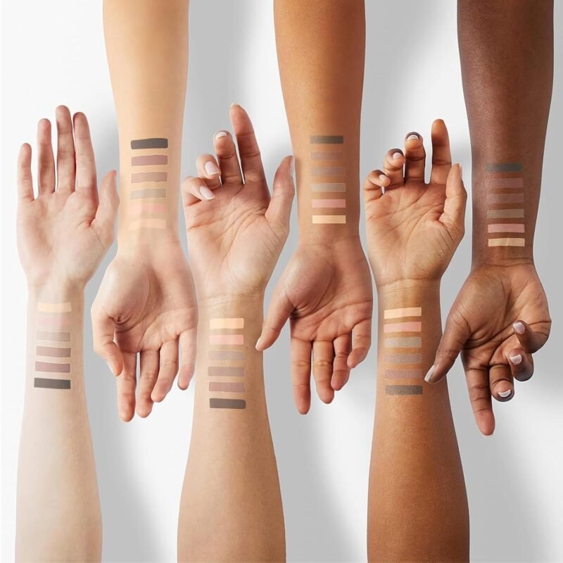 Nudes 2 Series Mini Eyeshadow Palette, Velvety Matte&Satin Finish, 6 Nude Taupe & Brown Neutral Eye Shadows, Travel Friendly Size, Vegan, Cruelty -free - Image 2