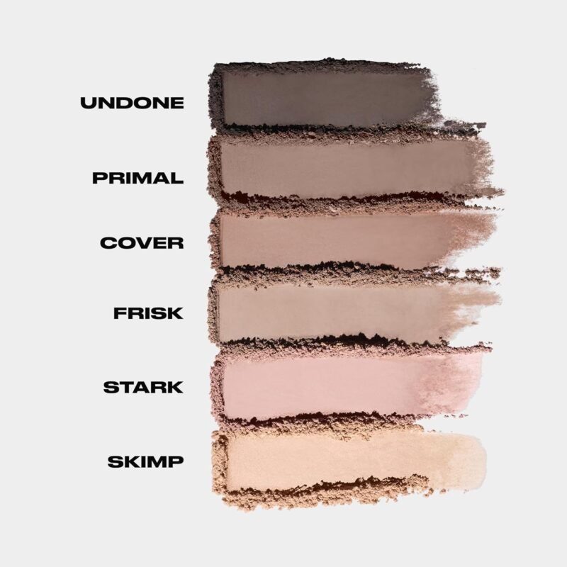 URBAN DECAY Naked 2 Basics Eyeshadow Palette, Velvety Matte Finish, 6 Nude Taupe & Brown Neutral Eye Shadows, Travel Mini Palette, Vegan, Cruelty-free - Image 2