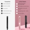 L'ANGE HAIR Le Duo Standard 360° Airflow Styler | 2-in-1 Curling Wand & Titanium Flat Iron Hair Straightener | Professional Hair Curler with Cooling Air Vents | Dual Voltage & Adjustable Temp (Blush) - Image 6