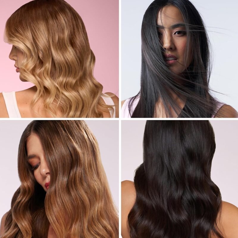L'ANGE HAIR Le Duo Standard 360° Airflow Styler | 2-in-1 Curling Wand & Titanium Flat Iron Hair Straightener | Professional Hair Curler with Cooling Air Vents | Dual Voltage & Adjustable Temp (Blush) - Image 7