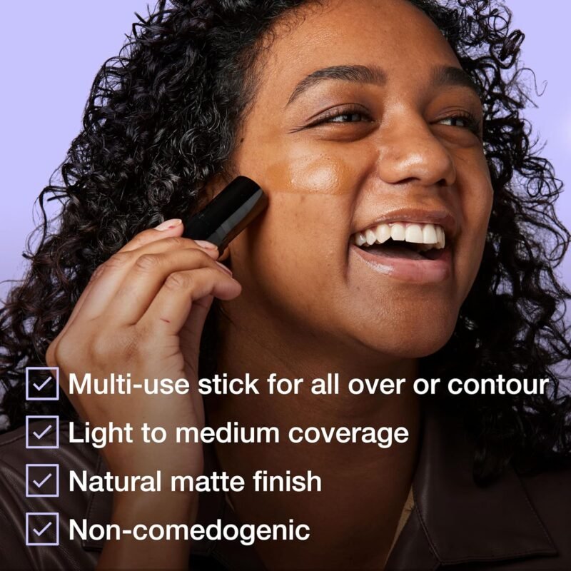 Maybelline Fit Me Shine-Free + Balance Foundation Stick, Multi-Use Face Makeup and Contour Stick For Natural, Matte Coverage, Natural Beige, 1 Count - Image 4