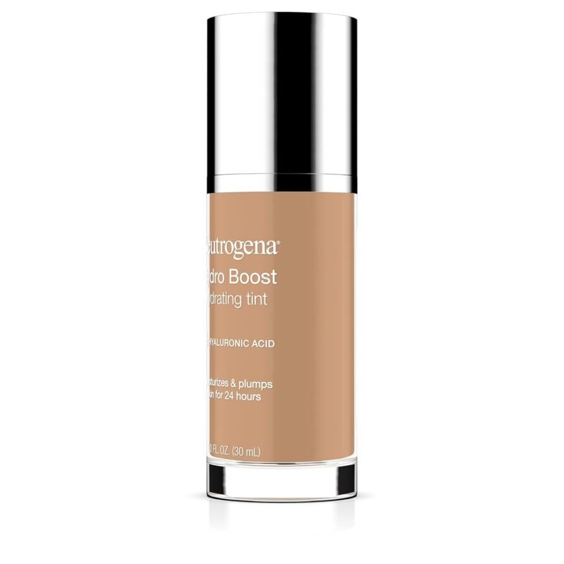 Neutrogena Hydro Boost Hydrating Tint with Hyaluronic Acid, Lightweight Water Gel Formula, Moisturizing, Oil-Free & Non-Comedogenic Liquid Foundation Makeup, 60 Natural Beige 1.0 fl. oz - Image 10