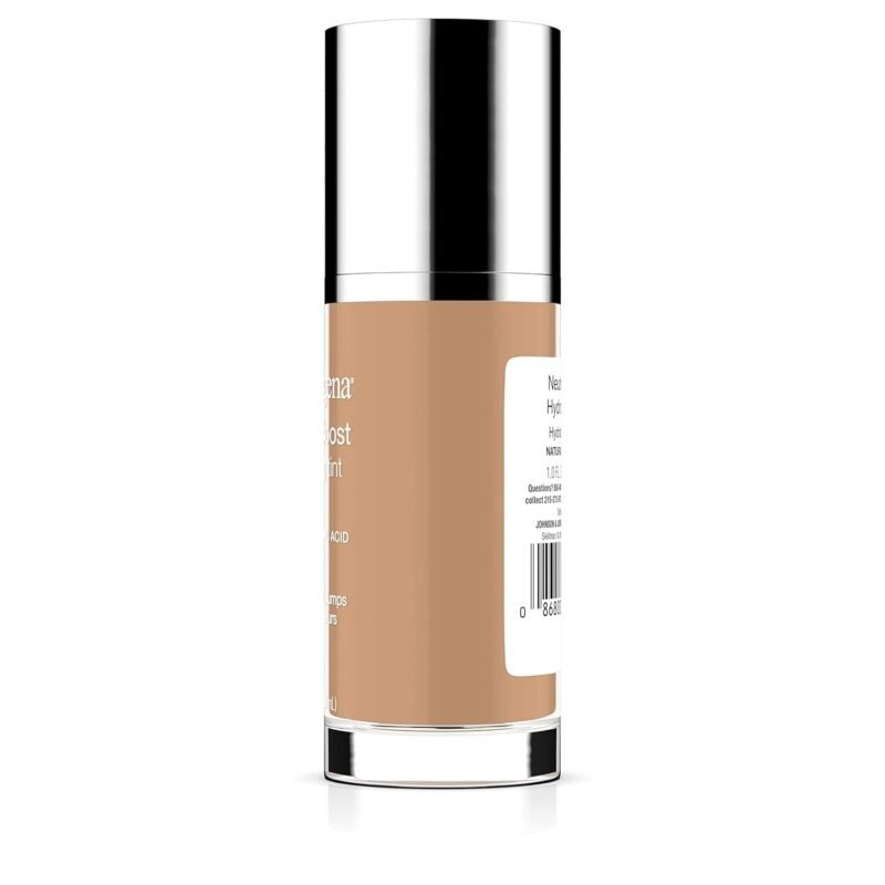 Neutrogena Hydro Boost Hydrating Tint with Hyaluronic Acid, Lightweight Water Gel Formula, Moisturizing, Oil-Free & Non-Comedogenic Liquid Foundation Makeup, 60 Natural Beige 1.0 fl. oz - Image 13