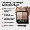 Revlon ColorStay Day to Night Eyeshadow Quad, Longwear Shadow Palette with Transitional Shades and Buttery Soft Feel, Crease & Smudge Proof, 530 Seductive, 0.16 Oz - Image 3