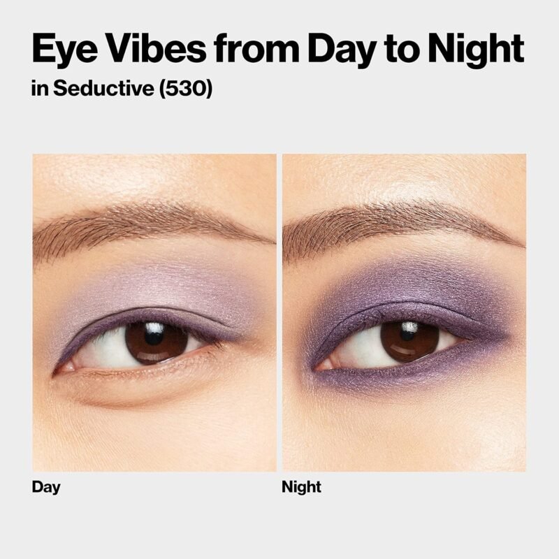 Revlon ColorStay Day to Night Eyeshadow Quad, Longwear Shadow Palette with Transitional Shades and Buttery Soft Feel, Crease & Smudge Proof, 530 Seductive, 0.16 Oz - Image 5