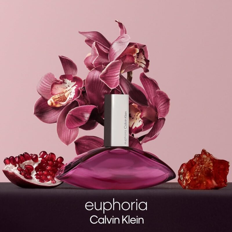 Calvin Klein Euphoria Eau de Parfum – Chypre Women's Perfume – With Notes of Pomegranate, Black Orchid, Lotus Blossom & Mahogany Wood – Long Lasting Fragrance - Image 3