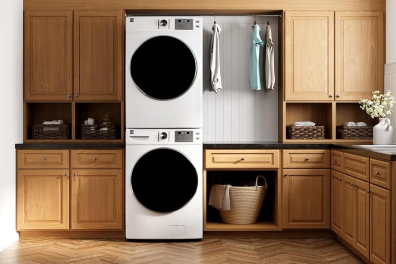 Kenmore 8.0 cu. ft. Front Load Electric Dryer with Wrinkle Guard & Accela Steam Reduce Wrinkles, Static & Odors - Sanitize Dry, Smart Sensor Drying - LED - ENERGY STAR Certified - White - Image 3