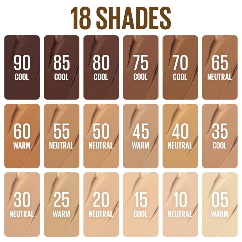 Maybelline Lifter Stix Multi-Use Face Stick - Contour, Bronzer, Concealer and Foundation Stick, All-In-One Creamy Face Makeup with Cranberry Seed Oil, 05, 1 Count - Image 6
