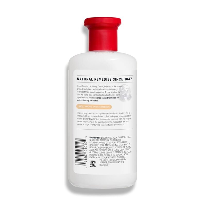 THAYERS Milky Face Toner Skin Care with Snow Mushroom and Hyaluronic Acid, Natural Gentle Facial Toner, for Dry and Sensitive Skin, 355mL - Image 8