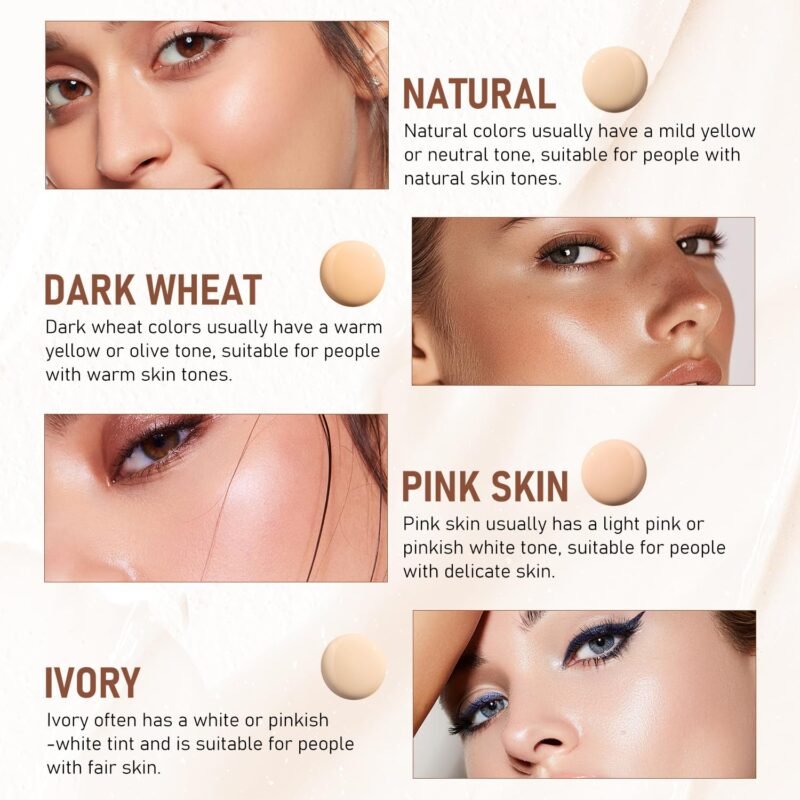 Flawless Eraser Foundation Stick,Korean Hydrating Lightweight Foundation Stick with Brush,Multi-Use Foundation Stick Makeup, Waterproof Thin and Cover Blemishes for All Skin Types (natural, 02) - Image 6
