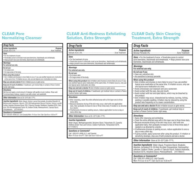 Paula's Choice CLEAR 3-Piece Acne Kit, Includes Daily Cleanser, 2% Salicylic Acid Exfoliant & Benzoyl Peroxide Treatment, Prevents & Treats Mild to Severe Acne & Breakouts, Fragrance-Free, Set of 3 - Image 6