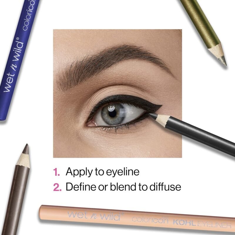 wet n wild Color Icon Kohl Eyeliner Pencil, Rich Hyper-Pigmented Color, Smooth Creamy Application, Long-Wearing Matte Finish Versatility, Cruelty-Free - Simma Brown Now! (Packaged) - Image 9
