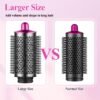 Large Round Volumizing Brush for Dyson Airwrap Accessories Bigger Oval Round Brush Volumizer Attachment Tool, Rose - Image 4