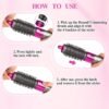 Large Round Volumizing Brush for Dyson Airwrap Accessories Bigger Oval Round Brush Volumizer Attachment Tool, Rose - Image 7