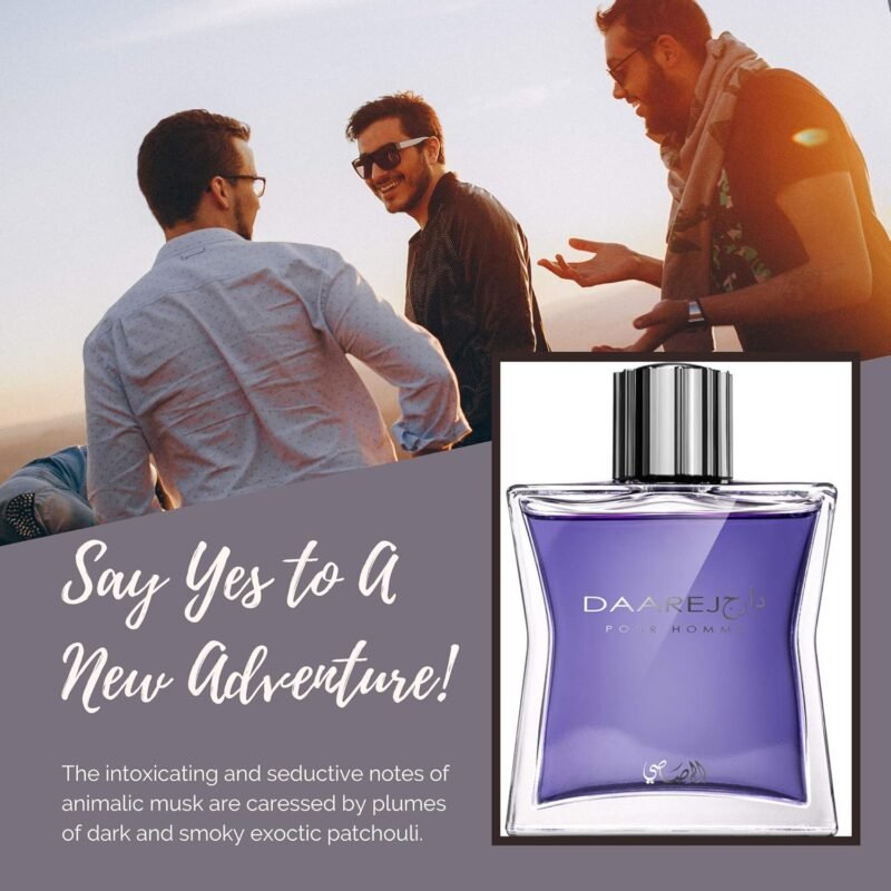 RASASI Dareej For Men - Eau de Parfum 100ML (3.4 Oz) Premium Arabian Perfume, Ideal Choice In Men Perfumes With A Bold And Long-Lasting Fragrance for Special Occasions & Everyday Elegance - Image 3