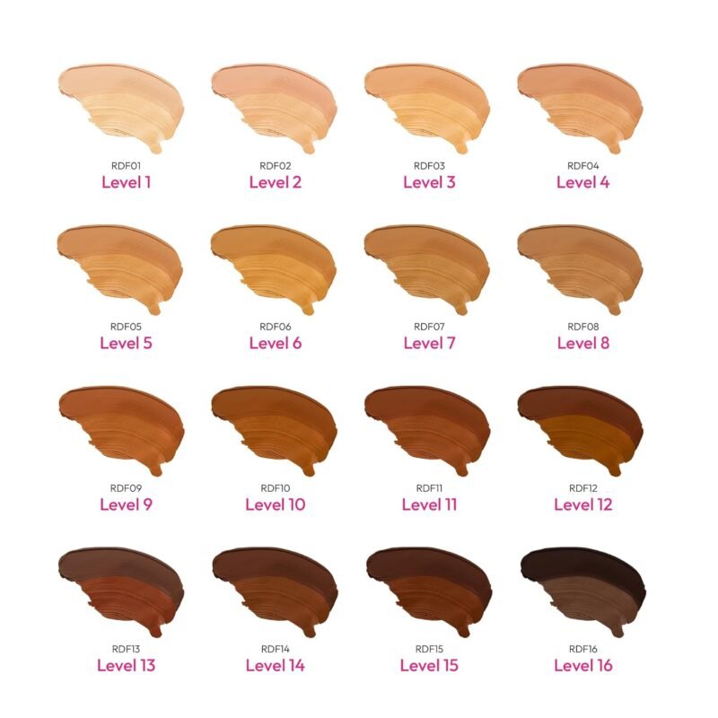 Ruby Kisses 3D Face Creator Cream Foundation & Concealer, 12 Hours Long Lasting, Medium to Full Coverage, Non-Greasy, Ideal for Makeup & Contour Palette (Level 12) - Image 7