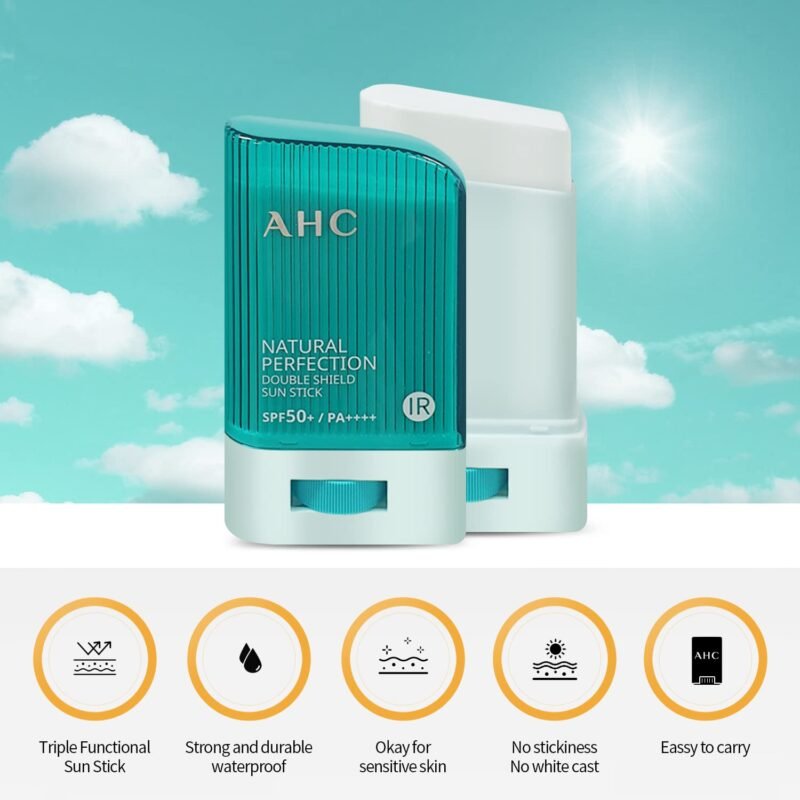 AHC Natural Perfection Double Shield Sun Stick 22g SPF50+ PA++++ - Image 4