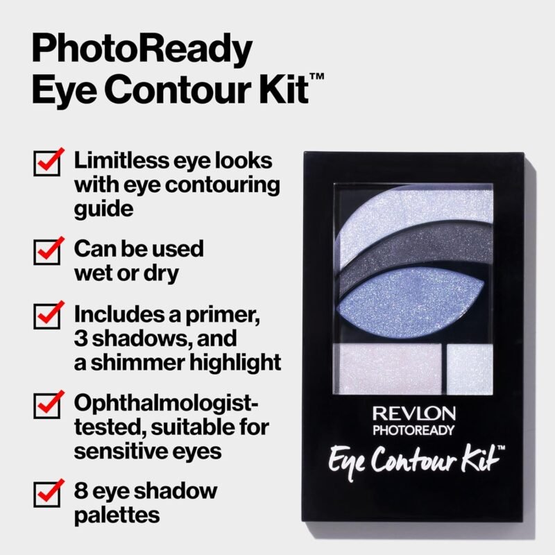 Revlon Eyeshadow Paette, PhotoReady Eye Makeup, Creamy Pigmented in Blendable Matte & Shimmer Finishes 505 Impressionist, 0.01 Oz - Image 3