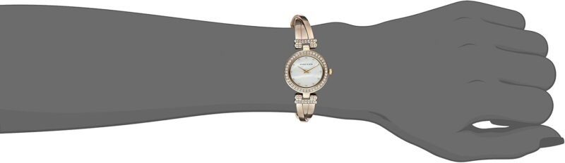 Anne Klein Women's Premium Crystal Accented Bangle Watch and Bracelet Set - Image 4