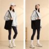 Iioscre Corduroy Tote Bag for Women,Hobo HandBags with Zipper,Large Capacity Casual Shoulder Handbags with Inner Pockets - Image 7
