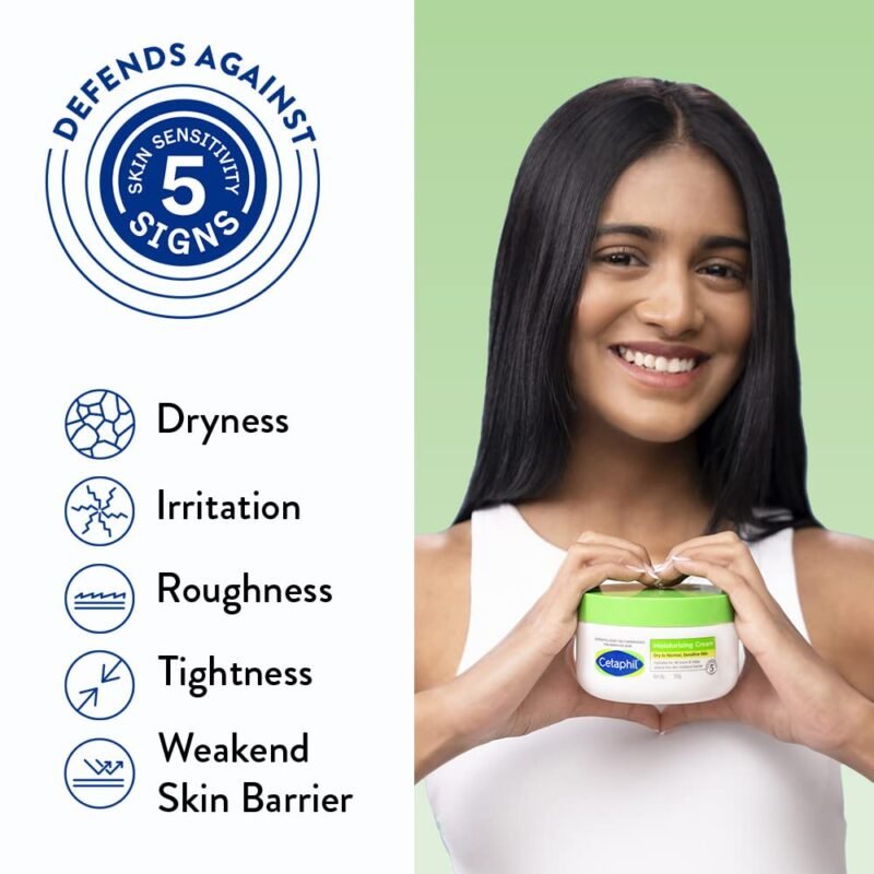 Cetaphil Face & Body Moisturizer, Hydrating Moisturizing Cream for Dry to Very Dry, Sensitive Skin, NEW 8.8 oz, Fragrance Free, Non-Comedogenic, Non-Greasy (Packaging May Vary) - Image 4