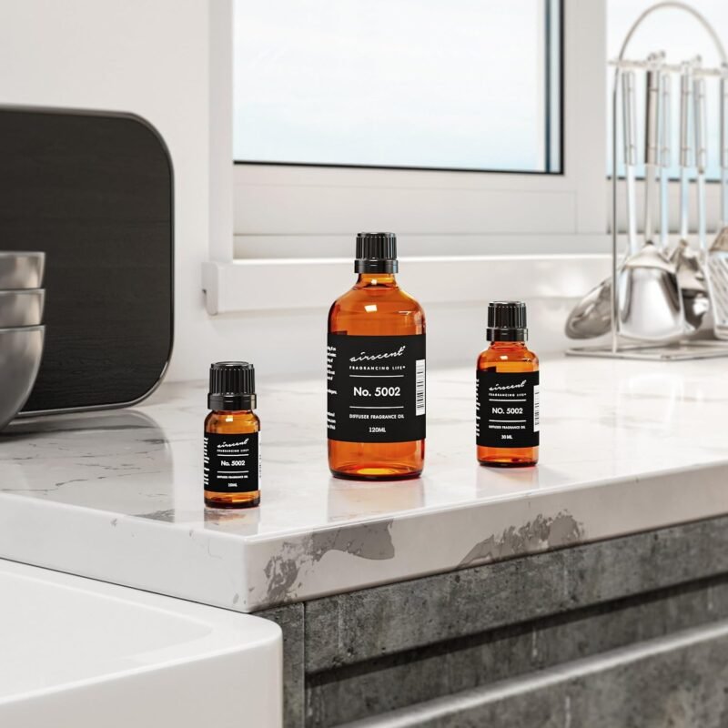 AirScent Creed-Aventus-Inspired Diffuser Oil - No. 5002 Perfume Dupe - Premium Fragrance Oil Blend for Ultrasonic and Waterless Diffusers and Crafting - 120 ml, 4 fl oz Glass Bottle with Dropper - Image 4