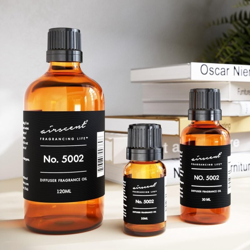 AirScent Creed-Aventus-Inspired Diffuser Oil - No. 5002 Perfume Dupe - Premium Fragrance Oil Blend for Ultrasonic and Waterless Diffusers and Crafting - 120 ml, 4 fl oz Glass Bottle with Dropper - Image 5