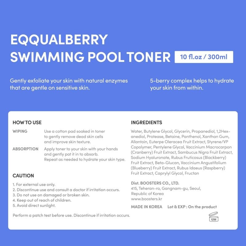 Swimming Pool Toner - Gentle Exfoliating Toner with Natural Enzyme | Boosted Hydration with Hyaluronic Acid | Daily Toner for Sensitive Skin | Korean Skincare, 10.14 Fl. Oz / 300ml - Image 7