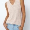 AUTOMET Womens Tank Tops Summer Sleeveless Shirts Spring 2025 V Neck Loose Fit Casual Clothes Trendy Fashion Outfits - Image 2