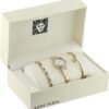 Anne Klein Women's Premium Crystal Accented Bangle Watch and Bracelet Set - Image 2