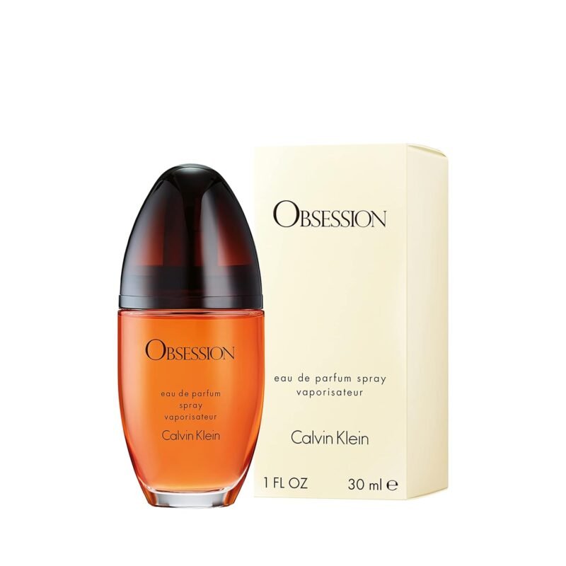 Calvin Klein Obsession Eau de Parfum – Ambery Women's Perfume – With Notes of Mandarin, Bergamot, Jasmine & Patchouli – Long Lasting Fragrance - Image 2