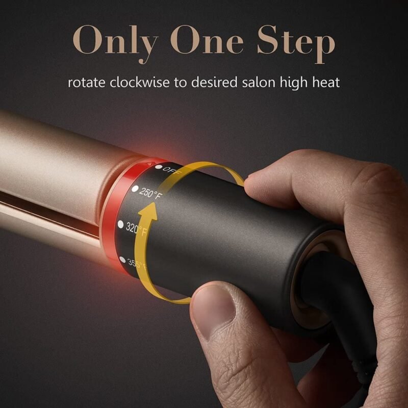 FURIDEN Professional Salon Quality Hair Straightener, Hair Straightener and Curler 2 in 1, Flat Iron Curling Iron in One, Fast Results | Long Lasting - Image 2