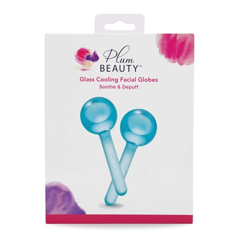 Facial Ice Globes - Cooling Massage Tools for Refreshing Skincare Routine, Enhances Self Care, Reduces Puffiness - Set of 2 - Image 2