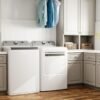 Kenmore 2669162 Front Load Electric Dryer with Wrinkle Guard, Energy Saver, Smart Sensor Drying System, 7.0 cu. ft. Total Capacity, White - Image 2