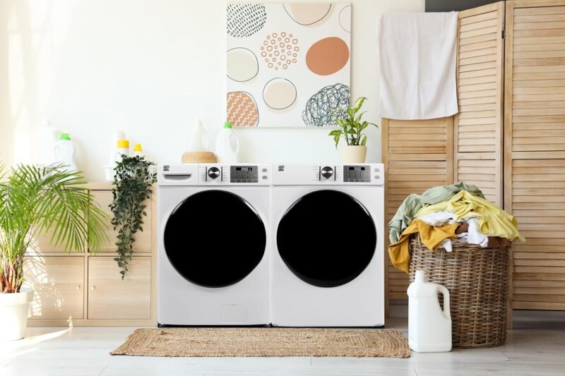 Kenmore 8.0 cu. ft. Front Load Electric Dryer with Wrinkle Guard & Accela Steam Reduce Wrinkles, Static & Odors - Sanitize Dry, Smart Sensor Drying - LED - ENERGY STAR Certified - White - Image 2