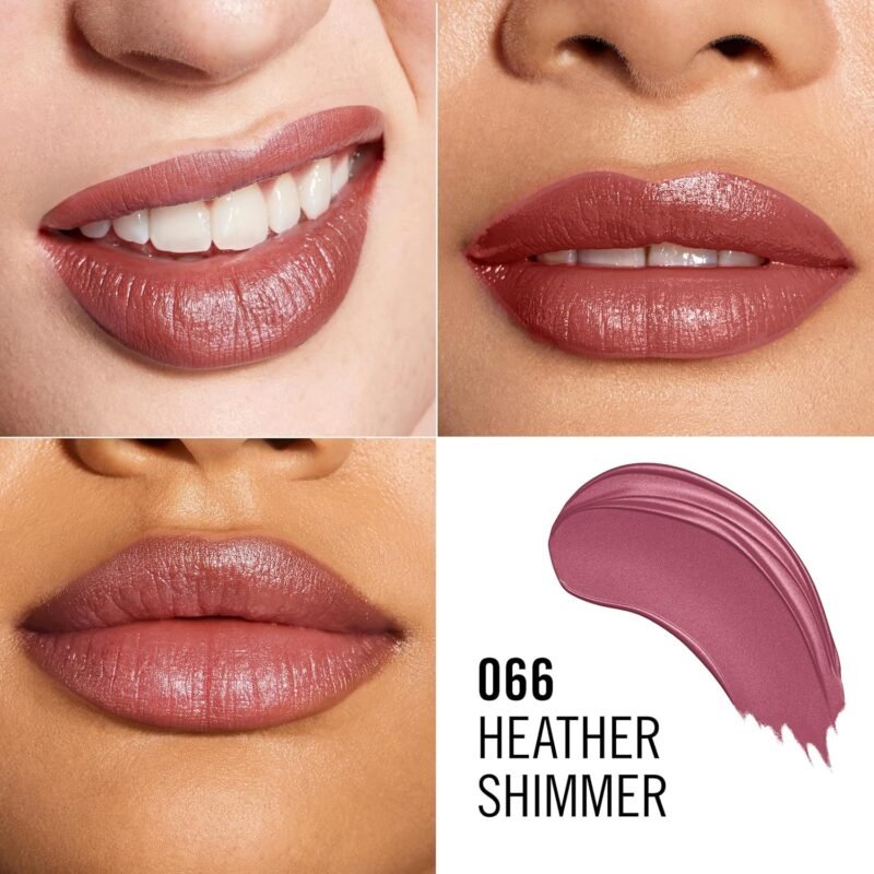 Lasting Finish Lipstick - Up to 8 Hours of Intense Lip Color with Color Protect Technology and Exclusive Black Diamond Complex - 066 Heather Shimmer, .14oz - Image 2
